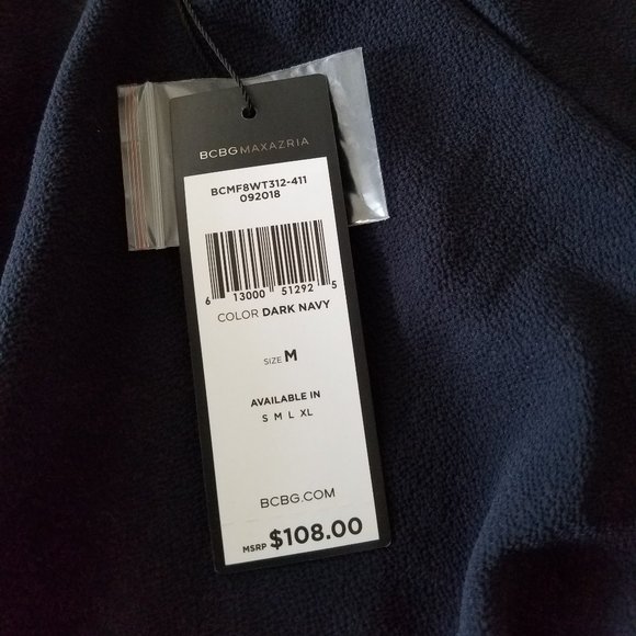 BCBG Max Azria Tie-Front Top (M) - Picture 2 of 2